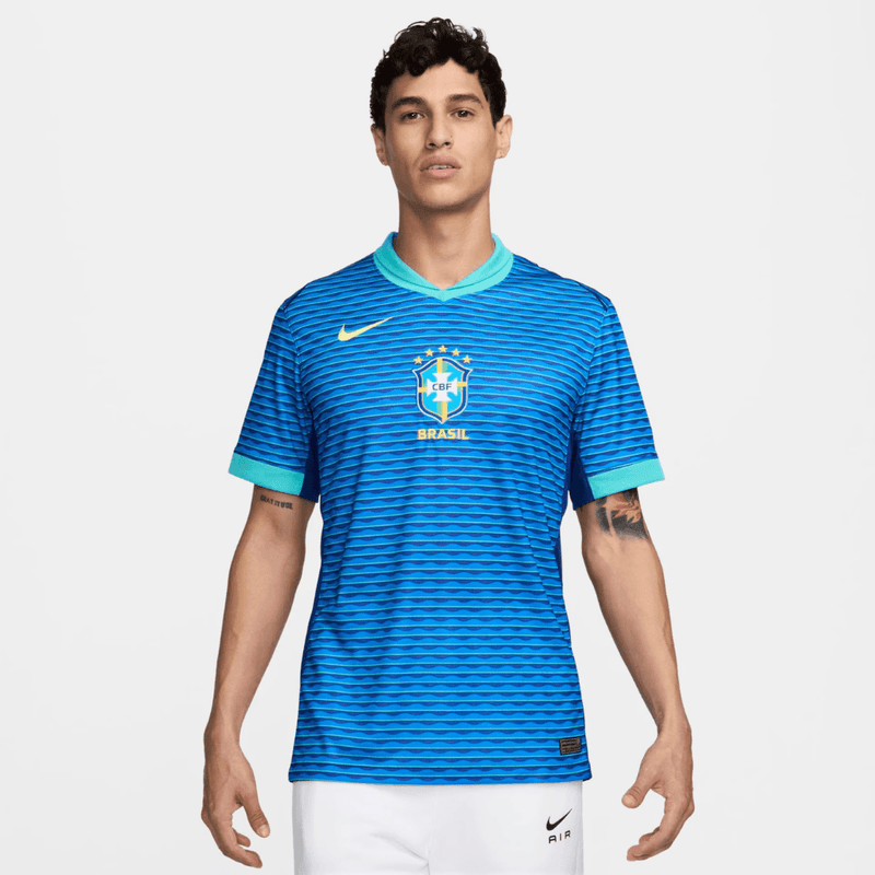 Camisa Brasil 2 2024/25 Nike Torcedor Pro Azul - Masculina