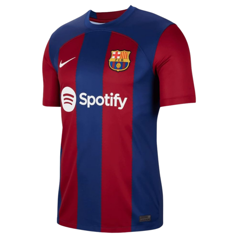 camisa-barcelona-1-i-home-2024-24-25-torcedor-nike-vermelho-azul-masculina-messi-neymar-yamal-futebol-champions