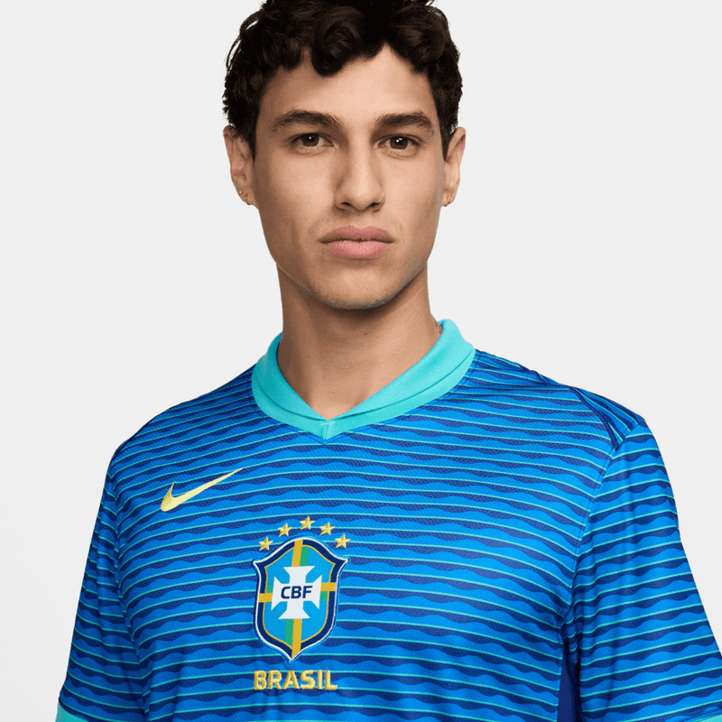 Camisa Brasil 2 2024/25 Nike Torcedor Pro Azul - Masculina