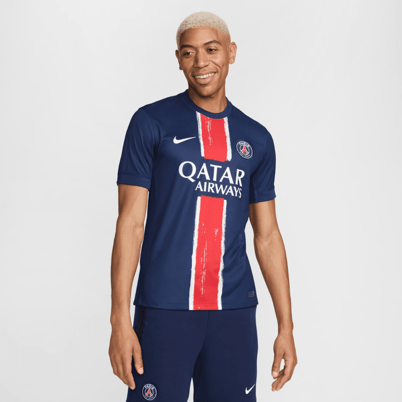 Camisa Paris Saint-Germain PSG 1 2024/25 Nike Torcedor Pro Azul - Masculina