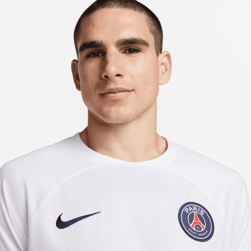 Camisa Paris Saint-Germain PSG 2 2023/24 Nike Torcedor Pro Branca - Masculina