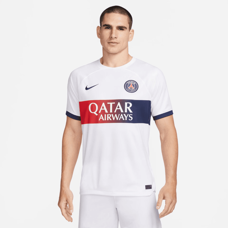 Camisa Paris Saint-Germain PSG 2 2023/24 Nike Torcedor Pro Branca - Masculina