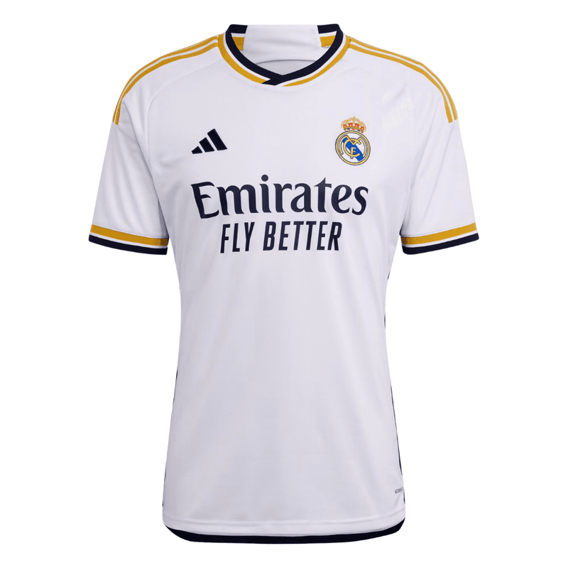 Camisa Real Madrid 1 2023/24 Adidas Branca - Masculina