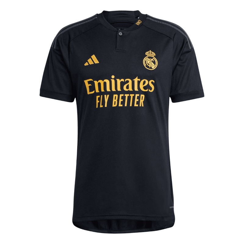 Camisa Real Madrid 3 2023/24 Adidas Black - Masculina