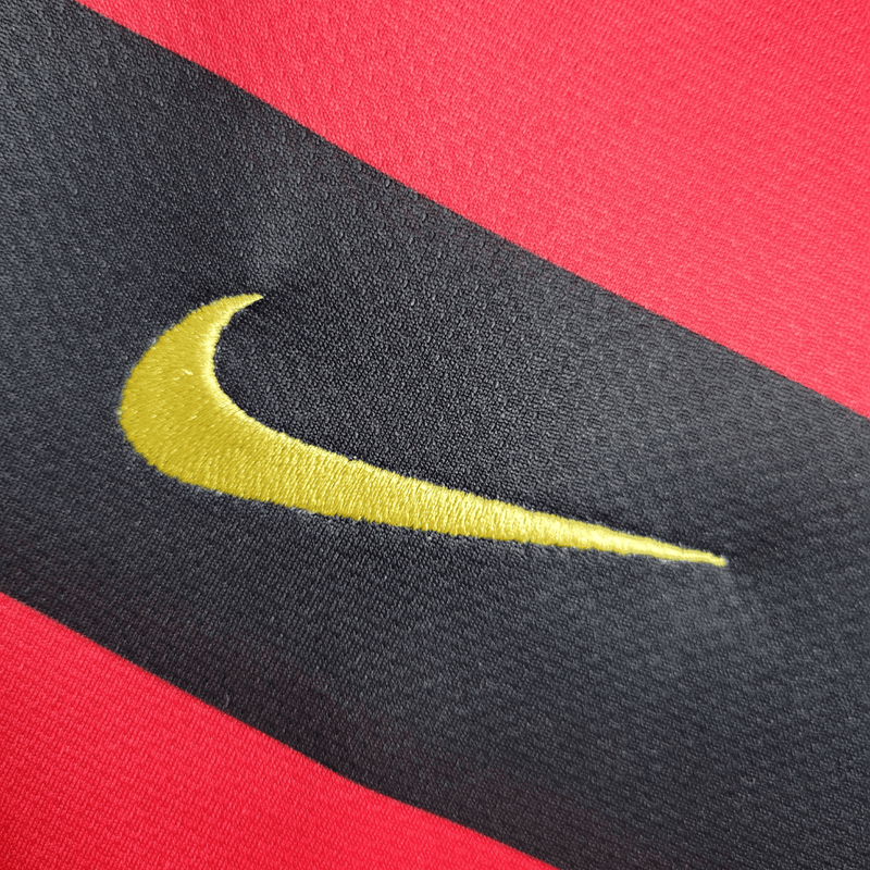 Camisa Retrô Flamengo 2009 Nike Vermelho Preto - Masculina