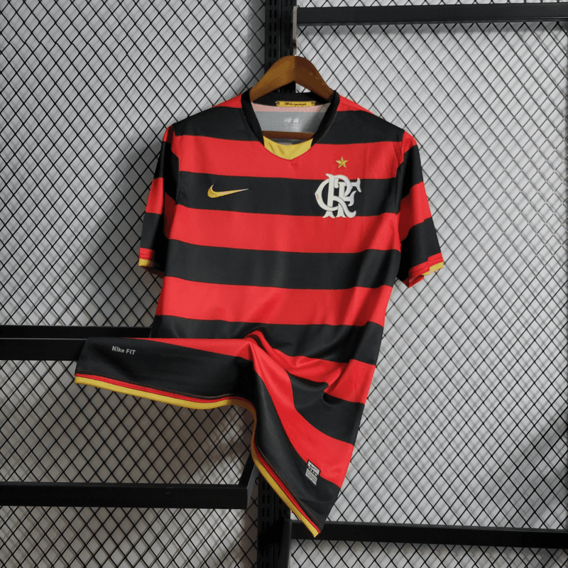 Camisa Retrô Flamengo 2009 Nike Vermelho Preto - Masculina