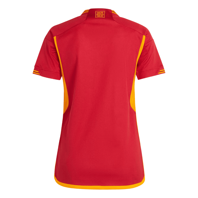 camisa-roma-feminina-2024-24-25-home-1-i-torcedor-adidas-vermelho-vermelha-amarela-amarelo-camisadetime