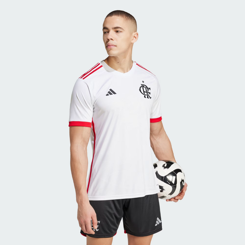 Camisa Flamengo 2 2024/25 Adidas Branca - Masculina