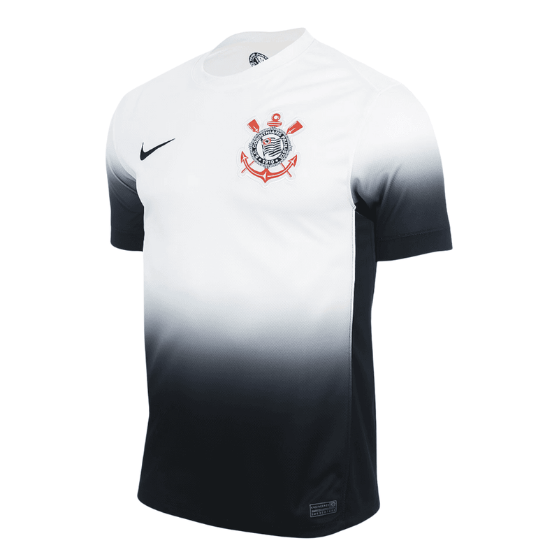 Camisa Corinthians 1 2024/25 Nike Torcedor Pro Branca e Preta - Masculina