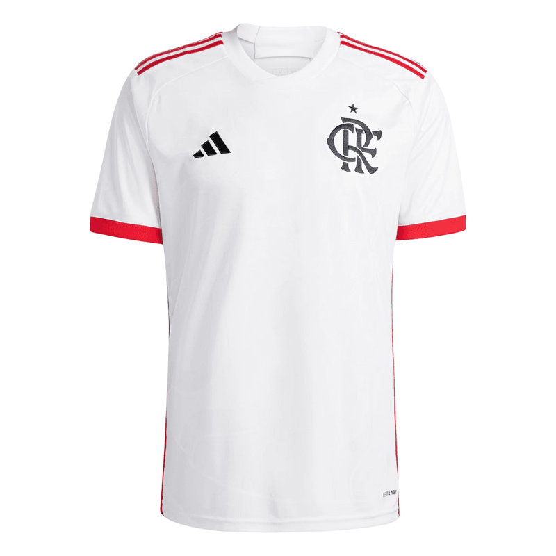 Camisa Flamengo 2 2024/25 Adidas Branca - Masculina