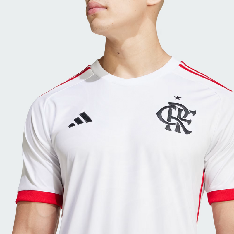 Camisa Flamengo 2 2024/25 Adidas Branca - Masculina