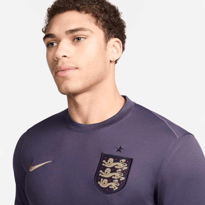 Camisa Inglaterra 2 2024/25 Nike Torcedor Pro Roxo - Masculina